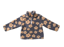 Load image into Gallery viewer, PREORDER YOUTH Sherpa Half Zip DAISIES