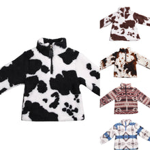 Load image into Gallery viewer, PREORDER YOUTH Half Zip Sherpa WESTERN