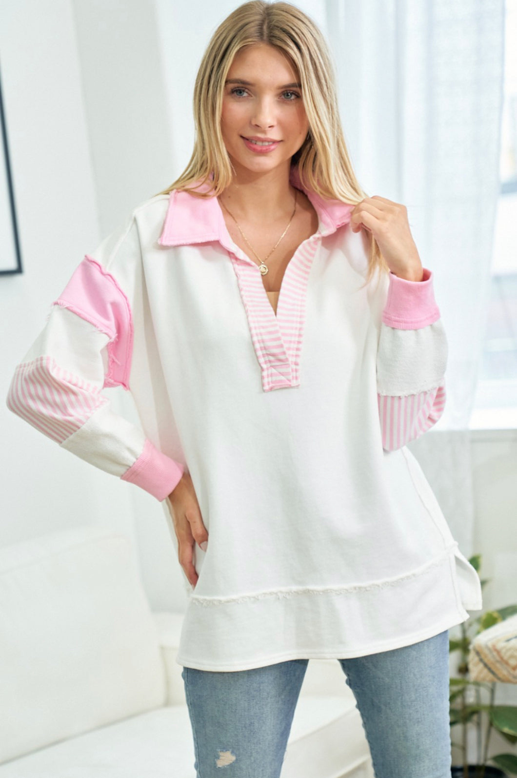Princess Pink French Terry Top