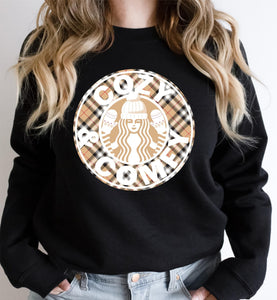 PREORDER Cozy & Comfy Black Sweatshirt
