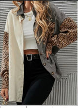 Load image into Gallery viewer, PREORDER Two Toned Leopard Shacket