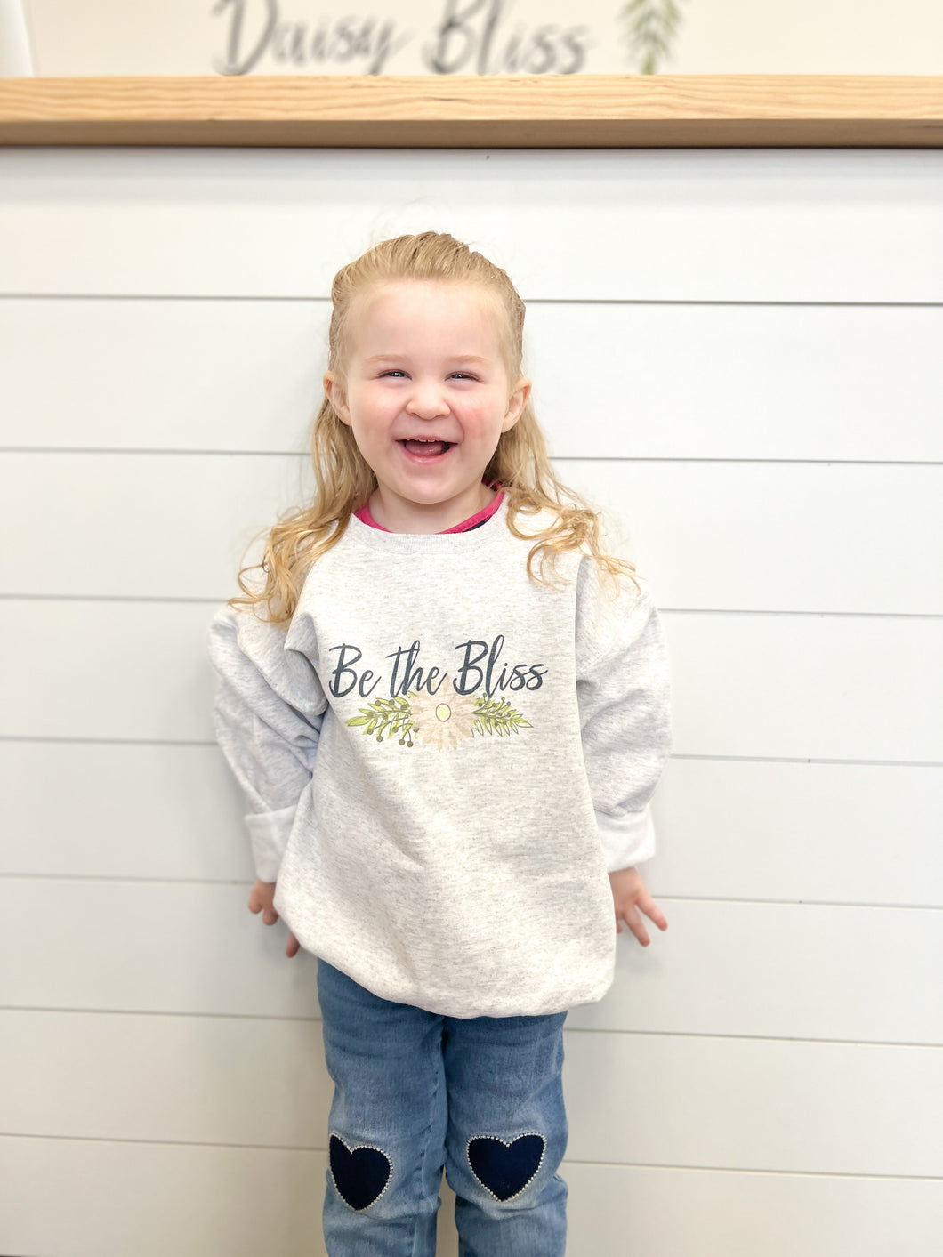 Youth “Be The Bliss” Crewneck